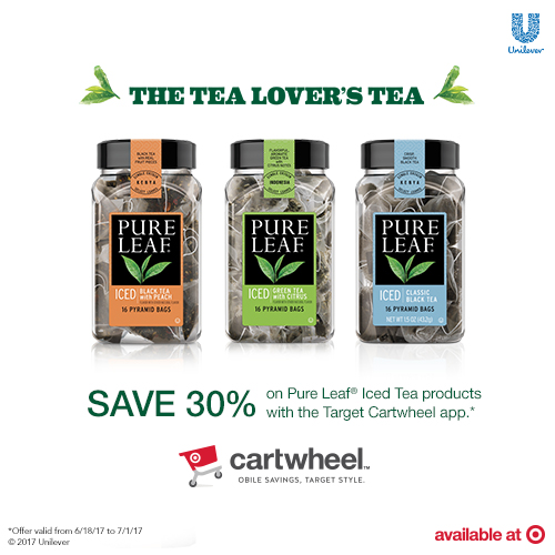 Save 30% on Pure Leaf Home Brewed Tea at Target