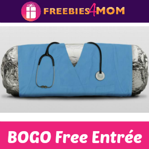 BOGO Free Entrée at Chipotle (for Nurses)