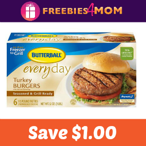 Save $1.00 On Any Butterball Turkey Burgers