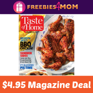 Magazine Deal: Taste of Home $4.95