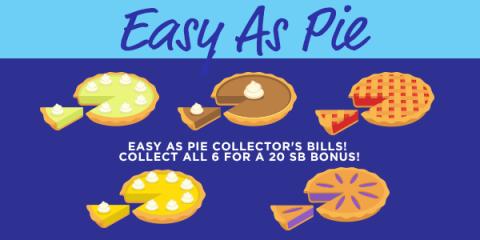 Swagbucks Collector's Bills: Easy As Pie