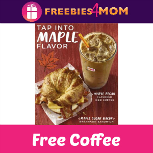 Free Maple Pecan Coffee at Dunkin’ Donuts