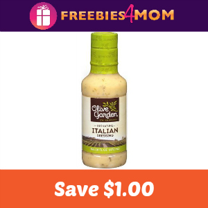 Save $1.00 on Olive Garden Salad Dressing