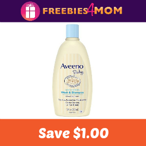 Coupon: Save $1.00 off any AVEENO Baby Product