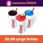 *Expired* $0.99 Large Drinks at Sonic Today - Freebies 4 Mom