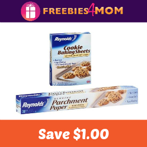 Save on Reynolds Parchment Paper or Baking Sheets