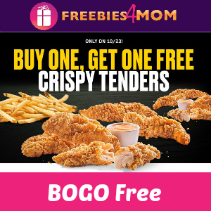 BOGO Free Chicken Tenders at Buffalo Wild Wings Today