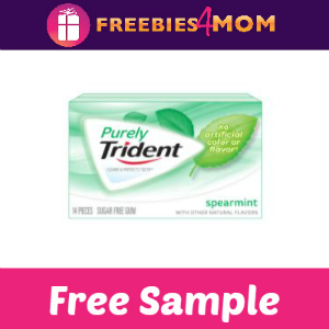 Free Sample Purely Trident Gum