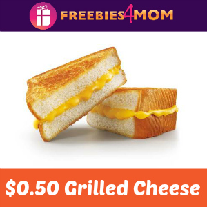 $0.50 Grilled Cheese at Sonic Nov. 15