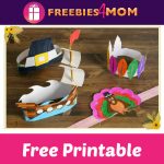 🦃Free Kids Printable: 10 Free Printable Thanksgiving Hats - Freebies 4 Mom