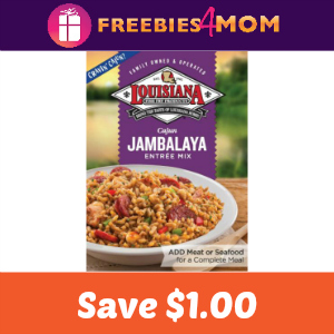 Save $1.00 on Louisiana Fish Fry Rice Mix