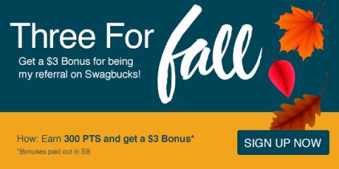 $3 Swagbucks Sign-up Bonus