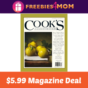 Magazine Deal: Cook's Illustrated $5.99