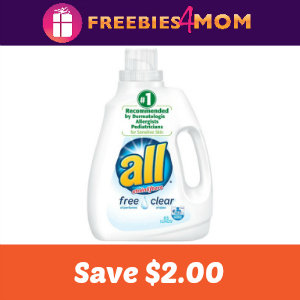 Coupon: Save $2.00 on any all Laundry Product