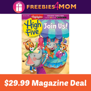 Magazine Deal: Highlights High Five $29.99