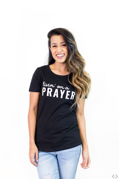 45% off Graphic Tops + Free Necklace