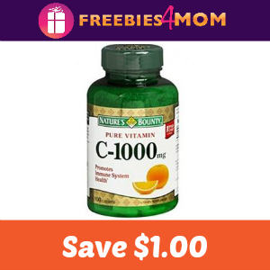 Coupon: $1.00 off any Nature's Bounty Vitamin