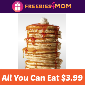 All You Can Eat Pancakes at IHOP $3.99