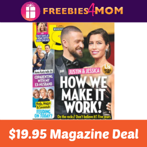 Magazine Deal: Us Weekly $19.95