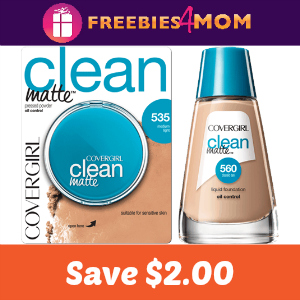 Save $2.00 on one Covergirl Face Product 