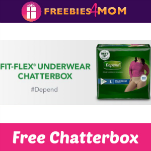 Free Chatterbox: Depend Underwear