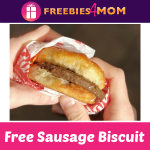 Free Sausage Biscuit at Hardee's April 17