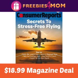 Magazine Deal: Consumer Reports $18.99