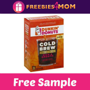 Free Sample Dunkin' Donuts Cold Brew Coffee