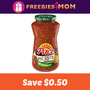 Coupon: Save $0.50 on any Pace Salsa or Dip