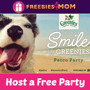 Free Smile by Greenies Treats Petco Party
