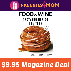 Magazine Deal: Food & Wine $9.95