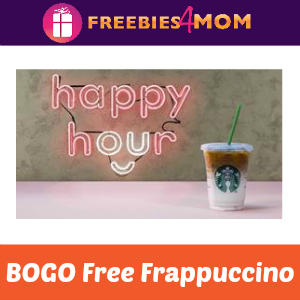 Starbucks BOGO Frappuccino June 29