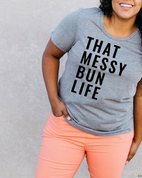 Messy Hair Don't Care Graphic Tees $16.95