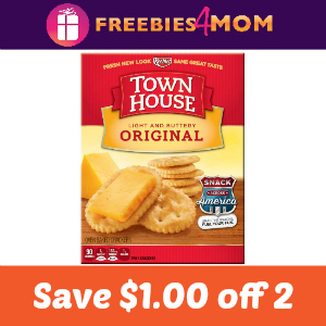 Coupon: Save $1.00 on two Town House Crackers