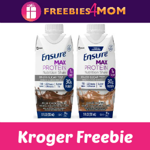 Free Ensure Max Protein Shake at Kroger