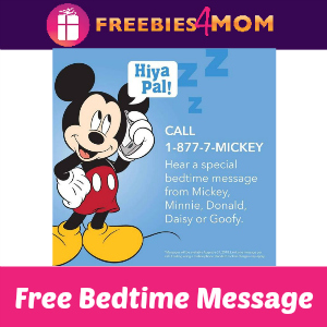 Free Bedtime Message from Mickey & Friends