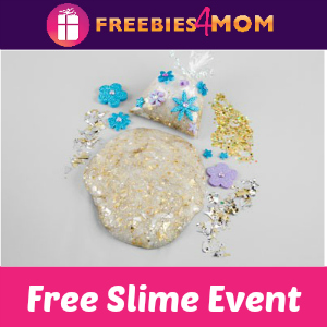 Free Shimmering Slime at Michaels Aug. 18