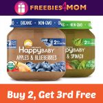 *Expired* Coupon: Buy 2, Get 1 Free Happy Baby Jars - Freebies 4 Mom