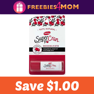Save $1.00 on Carmex SuperCran Lip Butter