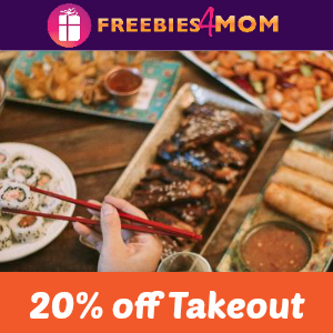 20% off P.F. Chang's Takeout (thru 1/10)