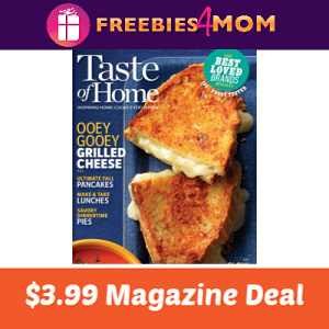 Magazine Deal: Taste of Home $3.99