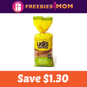 Coupon: Save $1.30 on Udi's Gluten Free Bread