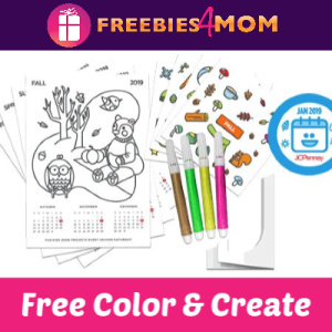 Free Color & Create Kids' Calendar at JCPenney