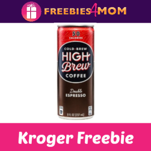 Free High Brew Cold Brew Coffee at Kroger