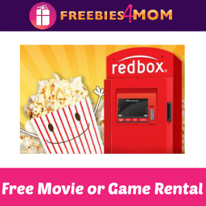 Free Redbox Video or Game Rental