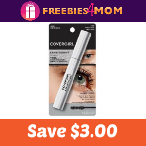 Save $3.00 on Covergirl Exhibitionist Mascara