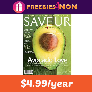 Magazine Deal: Saveur $4.99