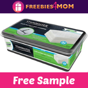Free Sample Stainmaster Wet Mopping Cloths
