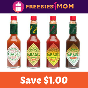 Coupon: Save $1.00 on any Tabasco