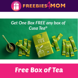 Free Box Cusa Tea (Available in Select Stores)
